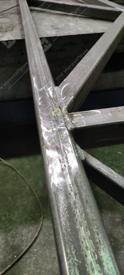 Металлический навес фото 2