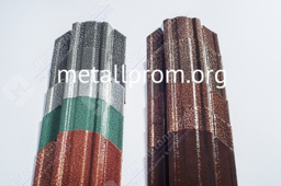 Штакетник металлический Австрийская Плетенка 115 мм (Порошковая покраска, Antique Chameleon)