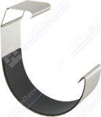 Соединитель желоба Аквасистем 125 RR20 белый