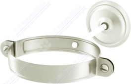 Держатель трубы Аквасистем 90 комплект для крепления трубы RR20 белый