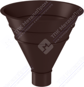 Воронка водосборная Аквасистем 100 RR32 темно-коричневый