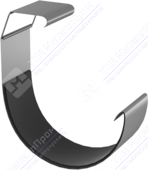 Соединитель желоба Аквасистем 125 RR21 светло-серый