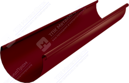 Желоб водосточный Аквасистем 125 3м RR28 темно-красный