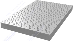 Лист рифленый 10 мм чечевица