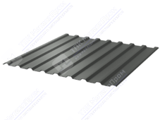 Профнастил полимер С20 0,45 1110/1150 ПЭ RAL7005 темно-серый