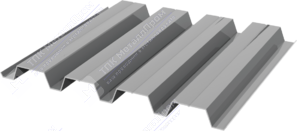 Профнастил полимер Н60 0,5 845/902 ПЭ RAL7004 сигнально-серый