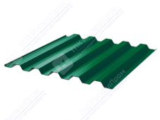 Профнастил полимер С44 0,4 1000/1047 ПЭ RAL6029 зеленая мята