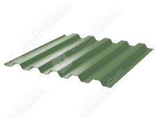 Профнастил полимер С44 0,45 1000/1047 ПЭ RAL6021 бледно-зеленый