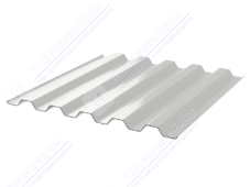 Профнастил полимер С44 0,7 1000/1047 ПЭ RAL9003 сигнально-белый