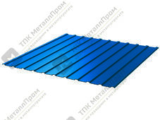 Профнастил полимер С10 0,5 1130/1155 ПЭ RAL5005 сигнально-синий