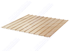 Профнастил полимер С10 0,45 1130/1155 ДПП G6W010P светлое дерево