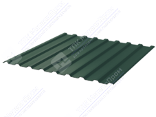 Профнастил полимер СП20 0,45 ТУ 1,15м 2м ПЭ RAL6005 зеленый мох