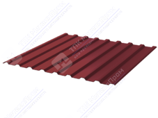 Профнастил полимер СП20 0,5 1100/1150 ПЭ RAL3003 рубин