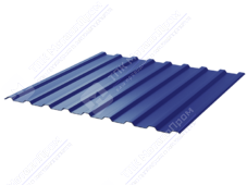 Профнастил полимер СП20 0,7 1100/1150 ПЭ RAL5002 ультрамарин