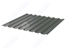 Профнастил полимер СП20 0,45 1100/1150 ПЭ RAL7005 темно-серый