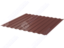 Профнастил полимер С8 0,4 1150/1200 ПЭ RAL3009 красный оксид