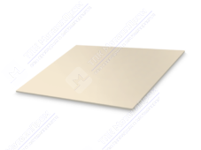 Лист с полимерным покрытием 0,4 мм ПЭ в пленке RAL1015 светлая слон кость