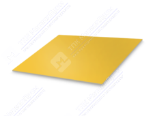 Лист с полимерным покрытием 0,4 ПЭ в пленке RAL1018 цинково-желтый