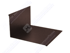 Планка примыкания верхняя 145 250 0,45 2м стандарт ПЭ RAL7024 серый графит К-501