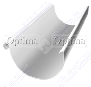 Желоб водосточный GrandLine Optima 125 3м RAL9003 сигнально-белый