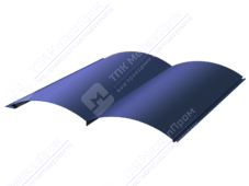 Сайдинг бревно 330/353,5 0,5 ПЭ RAL5002 ультрамарин