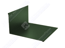 Планка примыкания верхняя 145 250 0,5 2м стандарт Стальной бархат RAL6005 зеленый мох К-501