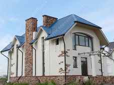 Металлочерепица Монтеррей п/э RAL 5005 (cигнально-синий) 0,55 мм