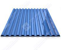 Профнастил С-21 п/э RAL 5005 (сигнально-синий) 0,45 мм