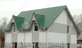 Профнастил С-21 п/э RAL 6005 (зелёный мох) 0,5 мм