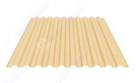 Профнастил С-21 RAL 1014 (слоновая кость) 0,55 мм