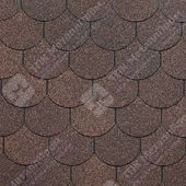 Гибкая черепица Docke Pie Standard Кольчуга (Коричневый)