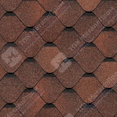 Гибкая черепица Docke Pie Premium Ницца (Кофе)