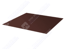 Лист с полимерным покрытием 0,4 ПЭ в пленке RAL8017 шоколад