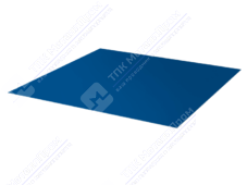 Лист с полимерным покрытием 0,4 ПЭ в пленке RAL5005 сигнально-синий