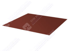 Лист с полимерным покрытием 0,45 мм ТУ ПЭ в пленке RAL3011 коричнево-красный