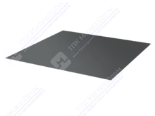 Лист с полимерным покрытием 0,45 мм ПЭ в пленке RAL7005 темно-серый