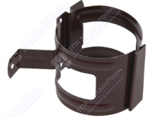 Держатель трубы GrandLine 90 на дерево металл RAL8017 шоколад