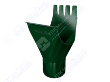 Воронка желоба GrandLine 125 90 металл RAL6005 зеленый мох