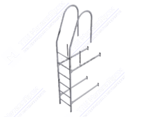 Лестница BORGE 1,8м фасадная ОЦ