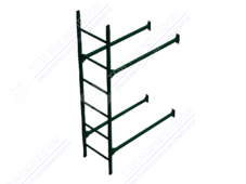 Лестница нижняя BORGE 1,8м фасадная комплект RAL6005 зеленый мох