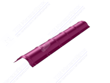 Конек металлочерепичный 0,45 2м стандарт ПЭ RAL4006 пурпурный К-513