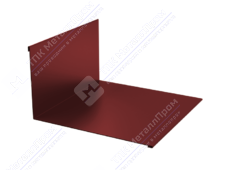 Планка примыкания верхняя 145 250 0,45 2м стандарт ПЭ RAL3003 рубин К-501
