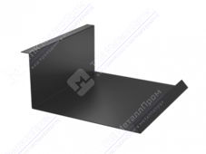 Планка примыкания нижняя 122 250 0,4 2м стандарт ПЭ RAL7004 сигнально-серый К-502