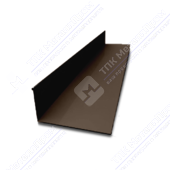 Планка примыкания верхняя 145 250 0,45 3м стандарт матовый ПЭ RAL8017 шоколад К-501